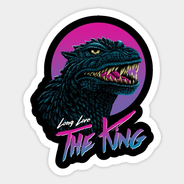 Long Live The King Sticker by ddjvigo